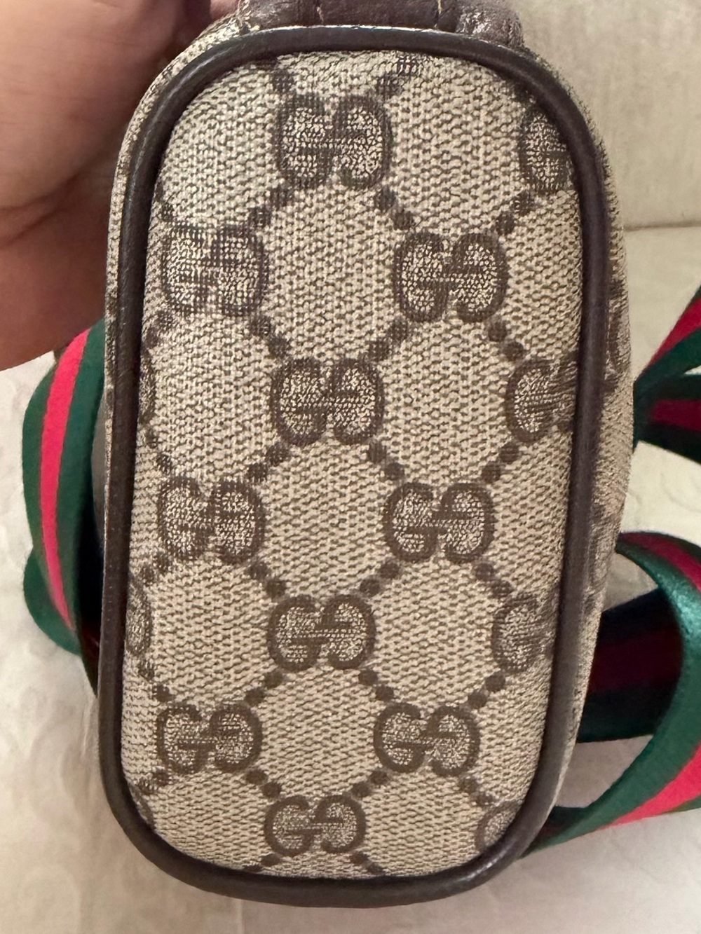 Classic Gucci Ophidia GG Supreme Mini Duffle Bag - Picture 7 of 13